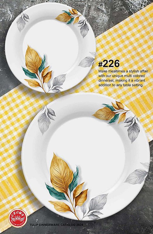 Elegant MELAMINE — 80 PCS DINNERWARE SET