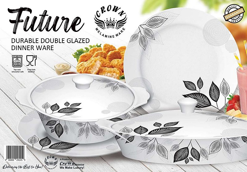 Future Premium Double Glazed Melamine Dinnerware Set